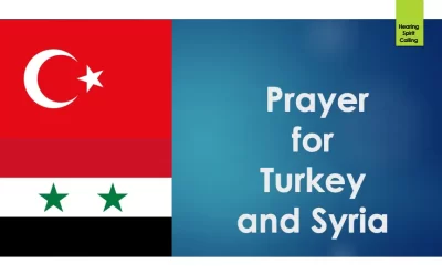 Prayer for Turkey and Syria