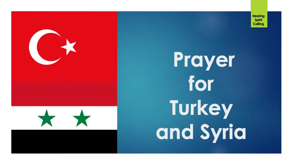 Prayer for Turkey and Syria